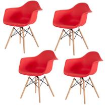 Kit 4 Poltronas Decorativas Charles Eames Eiffel 132PP Kit 4 Poltronas Decorativas Charles Eames Eiffel 132PP