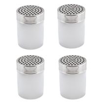 Kit 4 Polvilhador Temperos Furos Grande com Tampa 300ml Weck Kit 4 Polvilhador Temperos Furos Grande com Tampa 300ml Weck