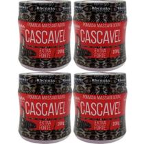 Kit 4 Pomada Massageadora Cascavel Extra Forte Para Ombros