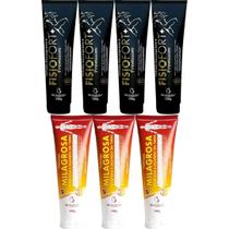 Kit 4 Pomada Massageadora Fisiofort Premium 150g + 3 Pomada Massageadora Milagrosa 150g