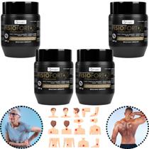 Kit 4 Pomada Pote Preta Premium Original Anti-Inflamatória 240g