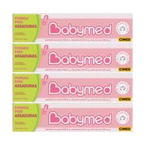 Kit 4 Pomadas Contra Assaduras Babymed Rosa De 45g - Cimed Kit 4 Pomadas Contra Assaduras Babymed Rosa De 45g - Cimed