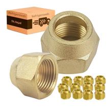Kit 4 Porcas Curta Forjada 3/8 E 1/4 Sae Instalação Ar Condicionado Kit 4 Porcas Curta Forjada 3/8 E 1/4 Sae Instalação Ar Condicionado