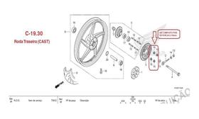 Kit 4 Porcas Da Coroa Cg150 Titan Ex 10 A 15 Original