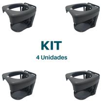 Kit 4 porta copos latas dobravel carro barco onibus
