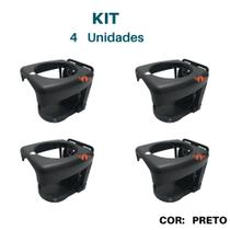 Kit 4 porta copos latas dobravel carro barco onibus