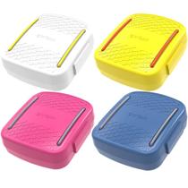 Kit 4 Porta Cotonetes para Viagem Cores Variadas Portátil com Elástico Interno Crippa