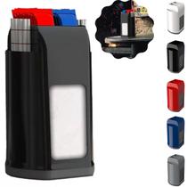 Kit 4 Porta Guardanapo de Mesa Canudo Sachê Multiuso Organizador Suporte Papel Lanchonete Triútil