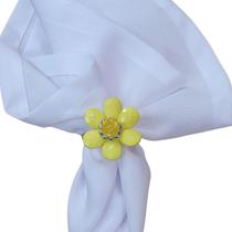 Kit 4 Porta Guardanapo Flor Delicada Amarelo Da Charlô Kit 4 Porta Guardanapo Flor Delicada Amarelo Da Charlô