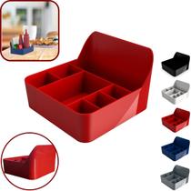 Kit 4 Porta Guardanapo Sachê Galheteiro Mesa Balcão Bancada Organizador Suporte Multiuso Açucar Café