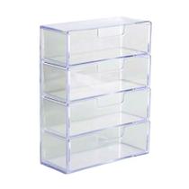 Kit 4 Porta Óculos Escuro Sol Organizador Estojo 4 Divisórias Kit 4 Porta Óculos Escuro Sol Organizador Estojo 4 Divisórias