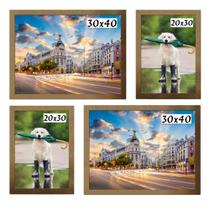 Kit 4 Porta Retratos Painel Parede Dourado Kit 4 Porta Retratos Painel Parede Dourado