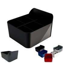 Kit 4 Porta Sachê Palitos Açúcar Adoçante de Mesa Balcão Bancada Organizador Suporte Multiuso