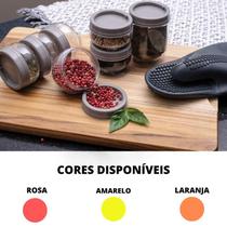 Kit 4 Porta Temperos Condimentos Gire e Trave Plasútil 155ml