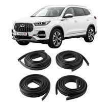 Kit 4 Portas Borracha Tiggo 8 Chery Vedação Qualidade Top