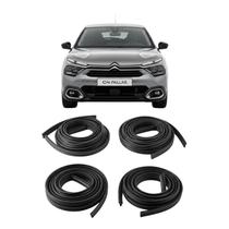 Kit 4 Portas Vedação C4 Todos Citroën Qualidade Conforto