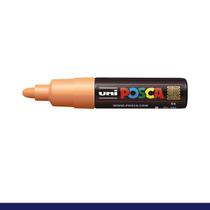KIT 4 POSCA PC-7M Laranja Claro Ponta Redonda 4.5 a 5.5mm