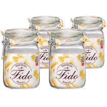 Kit 4 Pote Hermético Compota Vidro 1,5 Litros Tampa Não entra Ar Segurança Porta Alimentos Kit 4 Pote Hermético Compota Vidro 1,5 Litros Tampa Não entra Ar Segurança Porta Alimentos