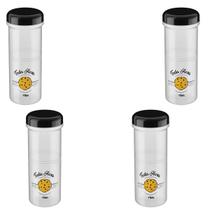 Kit 4 Pote Organizador de Alimentos Multiuso 950 ml 22x8 Cm Kit 4 Pote Organizador de Alimentos Multiuso 950 ml 22x8 Cm