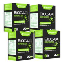 Kit 4 Potes Biocap Acido Hialurônico Suplemento Alimentar Natural 100% Original Premium Natunectar 240 Capsulas
