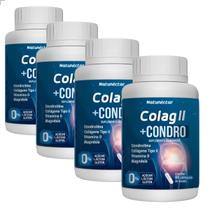 Kit 4 Potes Colag II + Condro Suplemento Alimentar Natural 240 Capsulas Colágeno Tipo 2 100% Puro Vitamina Original Premium Kit 4 Potes Colag II + Condro Suplemento Alimentar Natural 240 Capsulas Colágeno Tipo 2 100% Puro Vitamina Original Premium