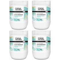 Kit 4 Potes Creme de Massagem Dagua Natural Algas Marinhas 650g Redução de Medidas e Celulite