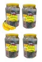 Kit 4 Potes de 1,020 kg Doce de Banana c/ 20un Festa Junina