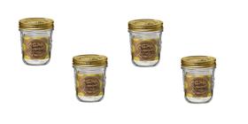 Kit 4 Potes de Vidro Quattro Stagioni 320 ml Para Conservas e Afins COM Tampa Original