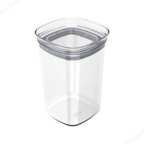 Kit 4 Potes Herméticos 1L Vedação Total com Travas, BPA Free, Ideal para Alimentos e Mantimentos
