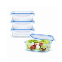 Kit 4 Potes Herméticos 640 ml com Tampa V1066.U02 Kit 4 Potes Herméticos 640 ml com Tampa V1066.U02