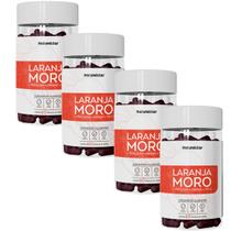 Kit 4 Potes Laranja Moro Suplemento Alimentar Natural 240 Capsulas Extrato Premium Thermo Natunectar