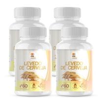 Kit 4 Potes Levedo de Cerveja 400mg 240 Capsulas - Rico em Vitaminas do Complexo B e Minerais Kit 4 Potes Levedo de Cerveja 400mg 240 Capsulas - Rico em Vitaminas do Complexo B e Minerais