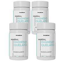 Kit 4 Potes Magnésio Quelato 240 Capsulas Suplemento Alimentar Máxima Absorção 100% Puro Original Kit 4 Potes Magnésio Quelato 240 Capsulas Suplemento Alimentar Máxima Absorção 100% Puro Original