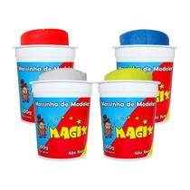 Kit 4 Potes Massa Massinha de Modelar Cores Primarias 500g