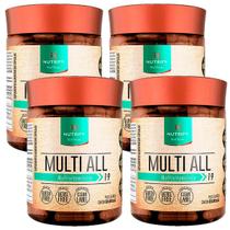 Kit 4 Potes Multi All Multivitamínico 240 Cápsulas Nutrify Vitaminas e Minerais