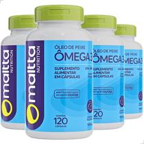 Kit 4 Potes Ômega 3 Concentrado 120g 480 Capsulas Kit 4 Potes Ômega 3 Concentrado 120g 480 Capsulas