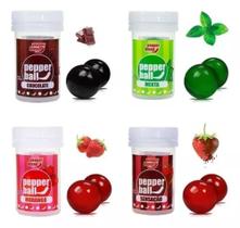 Kit 4 potes Pepper Ball Bolinha Explosiva Saborosa com 2 unidades Pepper Blend (Variados)