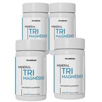 Kit 4 Potes Tri Magnésio Malato Taurato Bisglicinato 240 Cápsulas Suplemento Alimentar Natural Premium Natunectar Original Kit 4 Potes Tri Magnésio Malato Taurato Bisglicinato 240 Cápsulas Suplemento Alimentar Natural Premium Natunectar Original