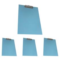 KIT 4 PRANCHETA OFFICE PRENDEDOR METAL OFICIO A4 Cor:Azul KIT 4 PRANCHETA OFFICE PRENDEDOR METAL OFICIO A4 Cor:Azul