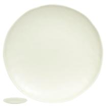 Kit 4 prato raso melamina organic (off white) florarte