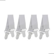 Kit 4 Prendedor De Lençol Cama De Elástico Prende Colchão Kit 4 Prendedor De Lençol Cama De Elástico Prende Colchão