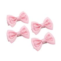 Kit 4 Presilhas de Cabelo Lacinho com Desenhos Infantil Acessório para Meninas Prendedor Fofo