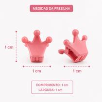 Kit 4 Presilhas De Cabelo Pequena Coroa Princesa Marco Boni Cor:Colorido Kit 4 Presilhas De Cabelo Pequena Coroa Princesa Marco Boni Cor:Colorido