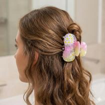 Kit 4 Presilhas para Cabelo Cores e Desenhos Sortidas Acessório Feminino Prendedor