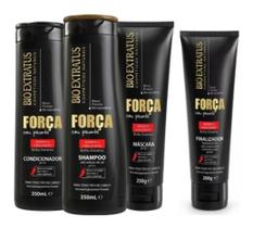 Kit 4 Produtos Força Com Pimenta Bio Extratus