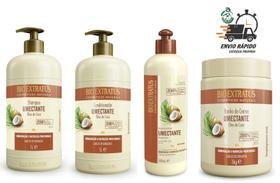 Kit 4 Produtos Umectante De Óleo De Cocô 1l Bio Extratus Kit 4 Produtos Umectante De Óleo De Cocô 1l Bio Extratus
