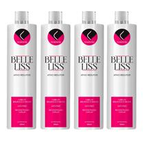 Kit 4 Progressiva Alisante Capilar Belle Liss Imabelle 300ml