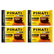 Kit 4 Protein Cups Pasta de Amendoim 5g Proteína PINATI 21g