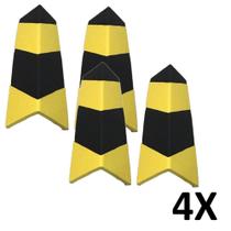 Kit 4 Protetor Cantoneira Eva Quina Estacionamento Garagem