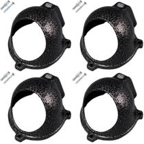 Kit 4 Protetor cinza Para Camera Dome Com Espaço Conectores